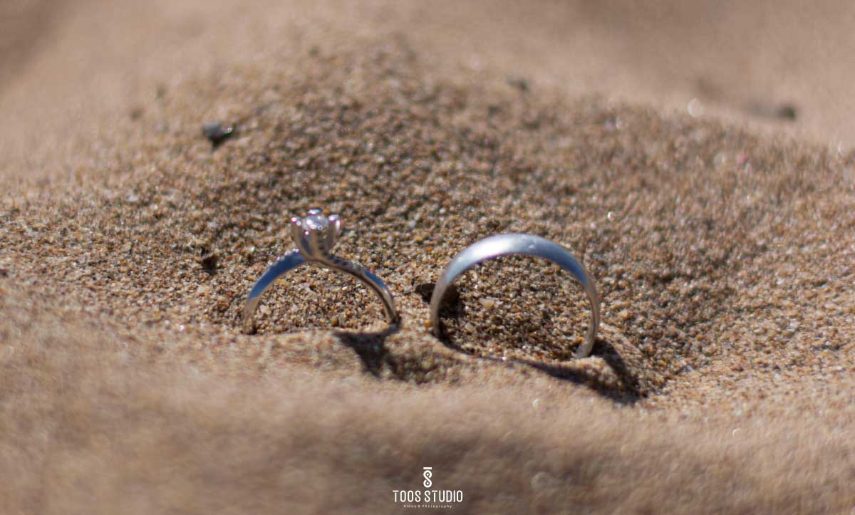 عکس حلقه نامزدی در دست دختر و پسر